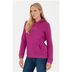 Kadın Menekşe Basic Sweatshirt