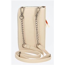 Cartera Bea Beige y naranja
