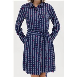 Kadın Lacivert Dokuma Elbise