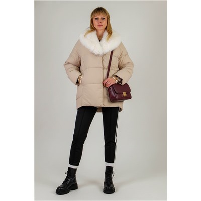 Куртка с меховым воротником арт.6677 зима, евро-зима