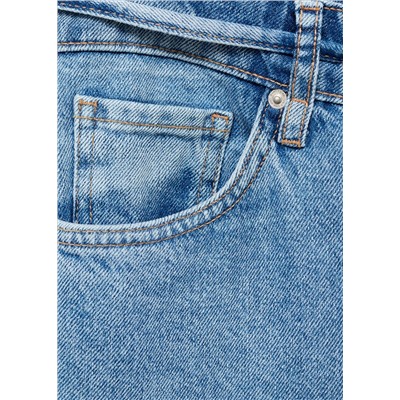 Jeans wideleg tiro bajo cinturón