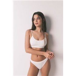 Sujetador top Seamless blanco floral