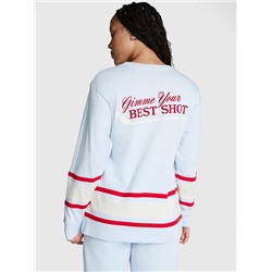 Campus Cotton Bling Long-Sleeve Tee