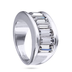 Кольцо Богемия (кристаллы SW белые; покрытие родий), Есть комплект