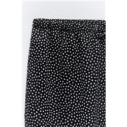 SEMI-SHEER POLKA DOT TROUSERS