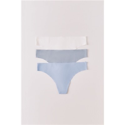 Pack 3 tangas microfibra multicolor