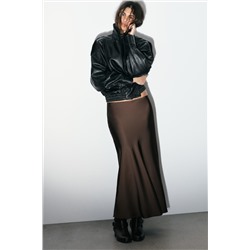 FALDA MIDI SATINADA