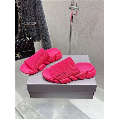 Сланцы/тапочки на плоской подошве (7 цветов) Баленсиаг*а