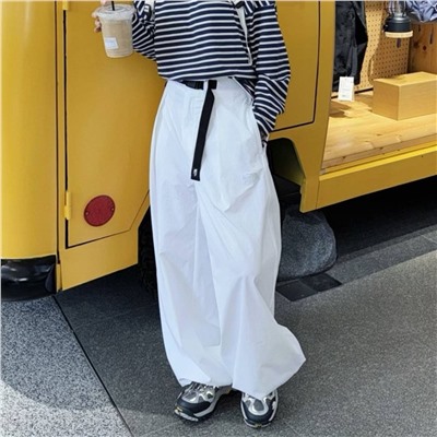 Женские широкие брюки в спортивном стиле с ремнем НОРД ФЕЙ*С