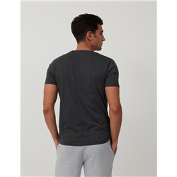 Camiseta Básica, Gris Oscuro