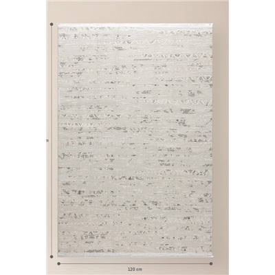 Beuil Halı - Beyaz/Gri - 120x180 cm