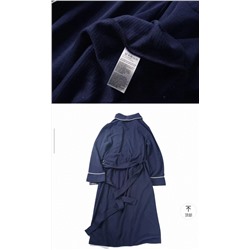 Мягкий, дышащий, впитывающий халат с вафельной текстурой  Экспорт