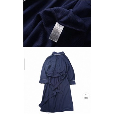 Мягкий, дышащий, впитывающий халат с вафельной текстурой  Экспорт