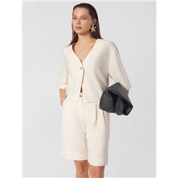 Шорты-бермуды из плотного лиоцелла