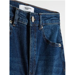 Slim-Jeans mit hoher Leibhöhe