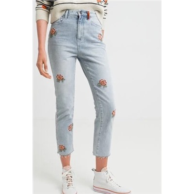 Vaquero Straight cropped floral