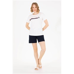 Kadın Beyaz Pijama Takımı