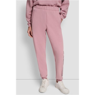 EXPLODED RHINESTONE VARISTY LOGO HIGH RISE RELAXED