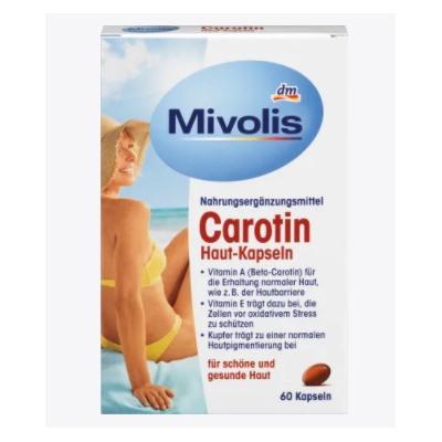 Carotin Haut-Kapseln 60 St., 16,2 g