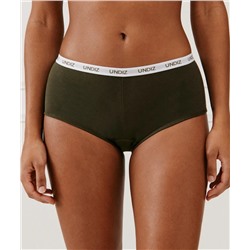 Short en algodón verde