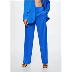 Pantalón fluido traje -  Mujer | MANGO OUTLET Melilla
