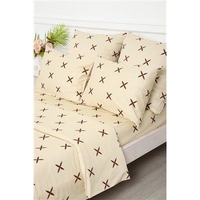 Простыня на резинке сатин Искушение-компаньон