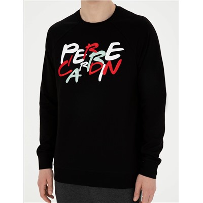 Siyah Regular Fit Sweatshirt