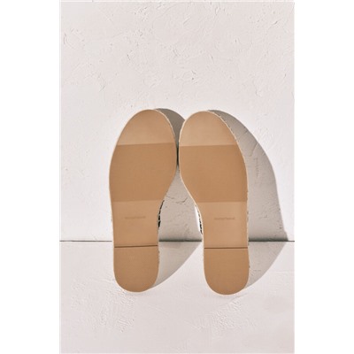 Alpargata mule bicolor