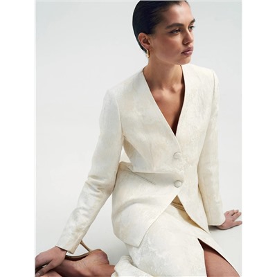 Жакет из жаккарда, ML861/jasmel