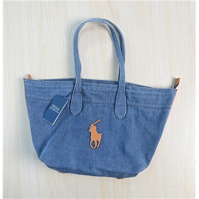 Закрытая джинсовая сумка