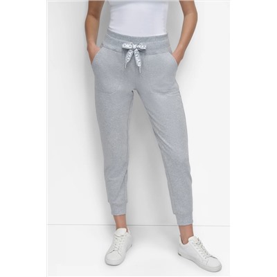 HIGH-RISE LOGO DRAWSTRING JOGGER