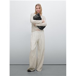 Technical trousers with darts