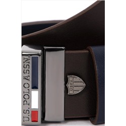 Erkek Çift Taraflı Kahverengi Kemer