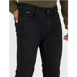 Siyah Slim Fit Jean Pantolon