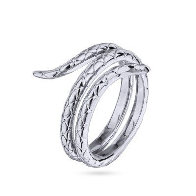 Кольцо Змея (покрытие родий), Есть комплект