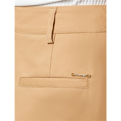 Юбка-миди из хлопка с разрезом