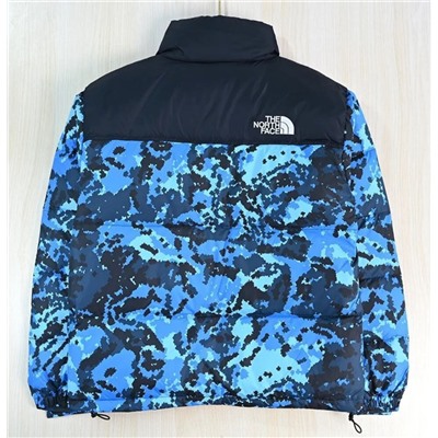 Теплая стеганая куртка-пуховик с камуфляжным принтом THE NORTH FAC*E