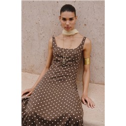 POLKA DOT MIDI DRESS