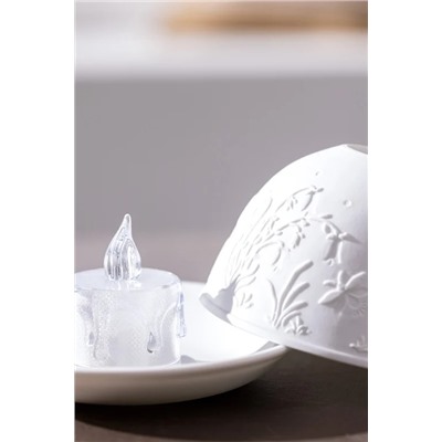 Splendeur Led'li Dekoratif Mumluk - Beyaz
