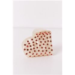 Pinza corazón strass