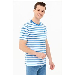 Erkek Saks Polo Yaka Tişört