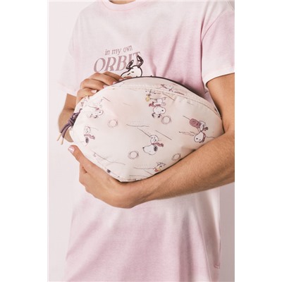 Neceser mediano rosa Snoopy