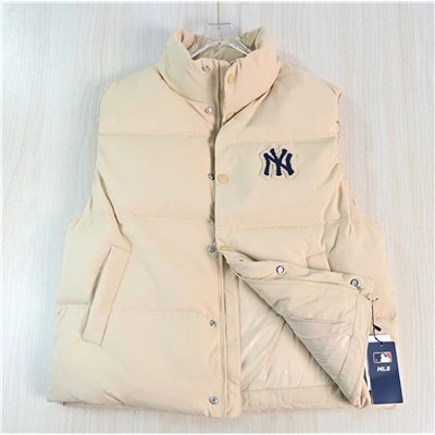 Свободный повседневный теплый жилет-пуховик с воротником-стойкой  МЛБи