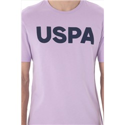 Erkek Regular Fit Bisiklet Yaka Lila Basic Tişört