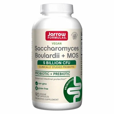 Сахаромицеты Буларди Jarrow Formulas Saccharomyces Boulardi, 5 Billion CFU, 90 капсул