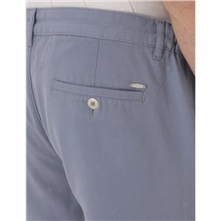 Açık Mavi Slim Fit Beli Lastikli Kanvas Pantolon