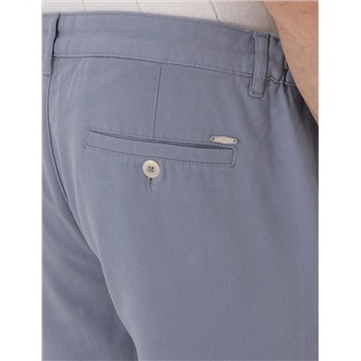 Açık Mavi Slim Fit Beli Lastikli Kanvas Pantolon