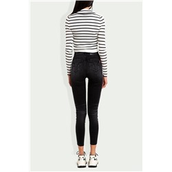 Vaquero skinny fit 7/8 Negro