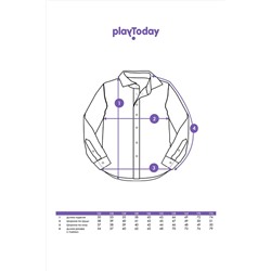 Рубашка PLAYTODAY, 1128152