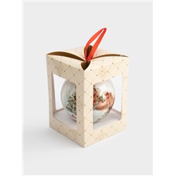 Игрушка елочная, 7 см, пенопласт, шар, Лошадка, Bright horse